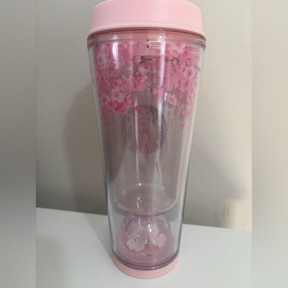 Starbucks 2018 Korea Cherry Blossom Tumbler - Waterball Travel Cup - Picture 2 of 11